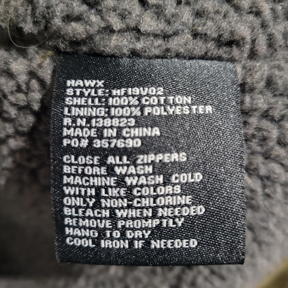 Men's Big and Tall Hawx Medium work vest Cotton shell and Polyester lining - Picture 4 of 14